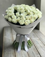 Букет 35 Белых роз в Быково Подольского района