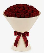 Букет 101 Бордовая роза Блэк Бакарра в Быково Подольского района