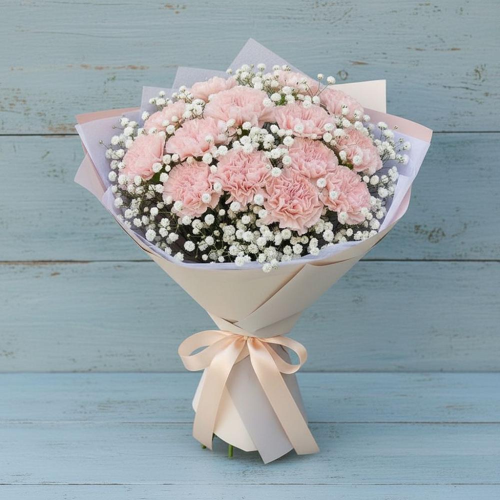 Букет цветов из: Гвоздики в Быково Подольского района