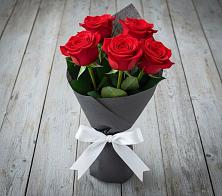 Букет 5 Красных роз Эдлесс Лав #REPLACE_PRED# Быково Подольского района