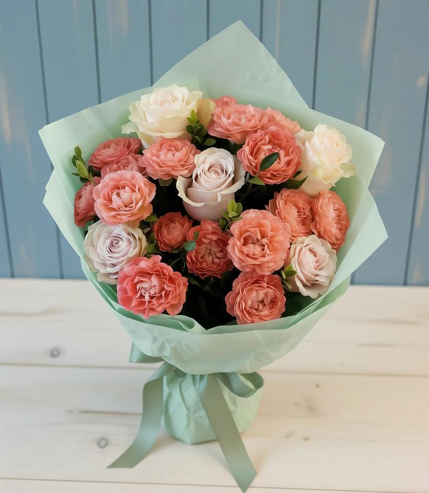 Букет цветов из: Розы в Быково Подольского района