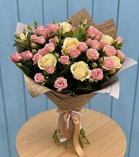 Букет цветов из:  Розы в Быково Подольского района