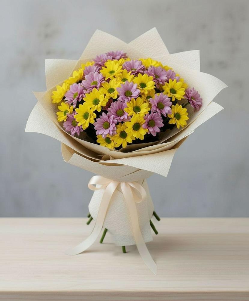 Букет цветов из: Хризантемы в Быково Подольского района